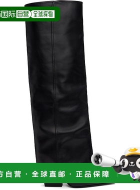 1h可退 潮奢 Paris Texas 女士 黑色 Jane Fold Over 高筒靴 PX14