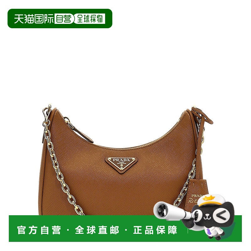 PRADA 女士斜挎包 1BH204VV2PNZVF03CW CO 驼色 'Prada Re-Editio