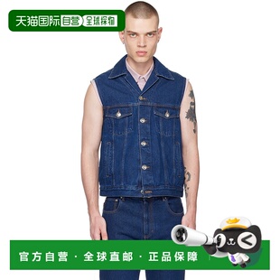 Ernest Baker 男士 SS23WC11TF01 1h可退 蓝色牛仔夹克 潮奢