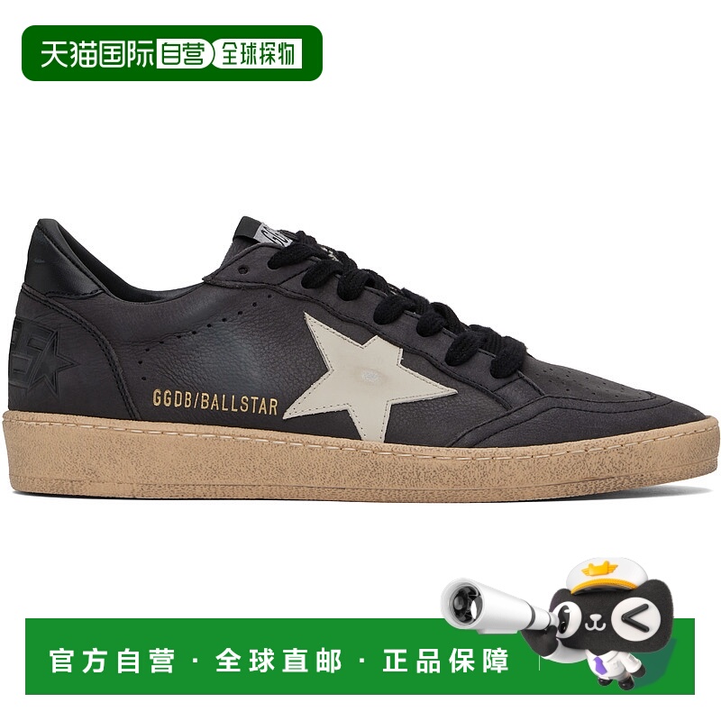 1h可退 潮奢 GOLDEN GOOSE 男士 黑色 Ball Star 运动鞋 GMF00117