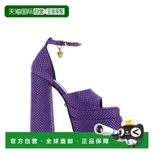 SS2023 10077171A025991LD2V 蓝色 女士凉鞋 VERSACE