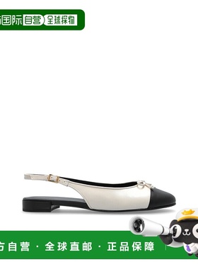 TORY BURCH 女士芭蕾乐福鞋 1665920100 CO 乳白色 Leather Balle