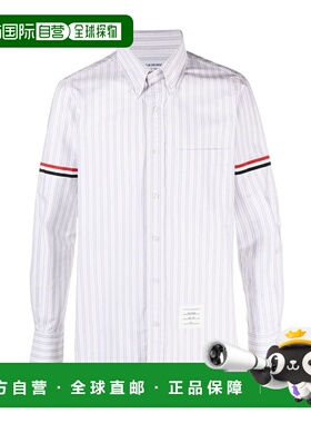 1h可退 奢淘 Thom Browne 长袖条纹衬衫 男 MWL301OF0525