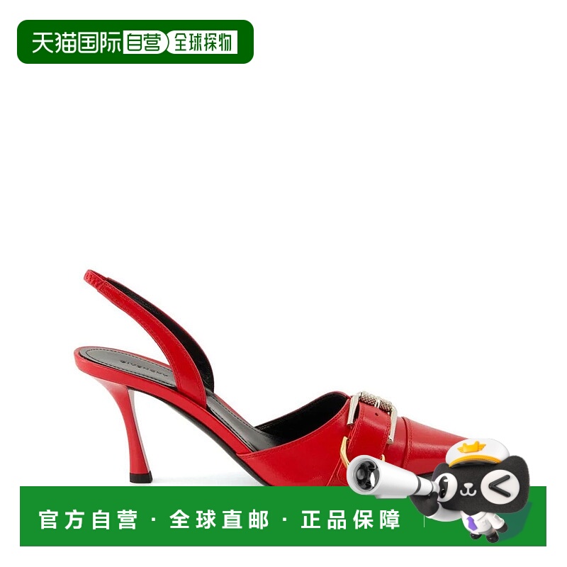 1h可退 GIVENCHY 女士高跟鞋 BE403LE257600-4 AW2024 红色纪梵希