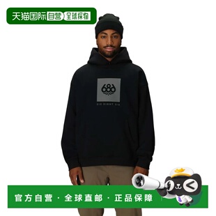 686 Knockout logo 高品质重磅连帽衫摇粒绒 中性