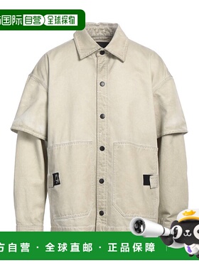 1h可退 潮奢 44 Label Group 男士 纯色衬衫 grey灰色 舒适时尚