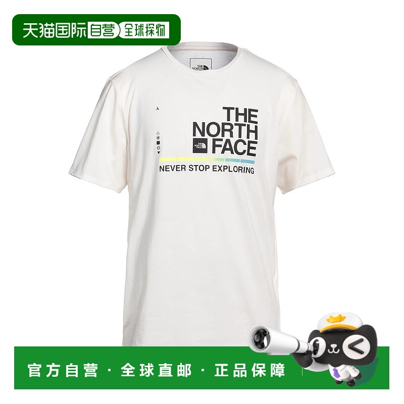 1h可退 潮奢 The North Face 北面 男士 T恤 beige米色 舒适时尚