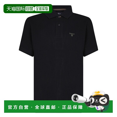 1h可退 Barbour 男士T恤 MML1367MMLBK31 SS2026 黑色