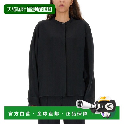 1h可退 JIL SANDER 女士衬衫 J02DL0133 CO 黑色