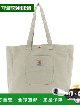 CARHARTT WIP 男士单肩包 I0356882LP4O AW2025 灰色托特包手提包