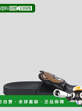 1h可退 MOSCHINO 女士凉鞋 MA28662G0EM14000 SS2022 黑色拖鞋