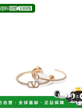 VALENTINO 女士耳饰 4W2J0V43YCWMH5 AW2024 黄色 VLOGO 标志性耳