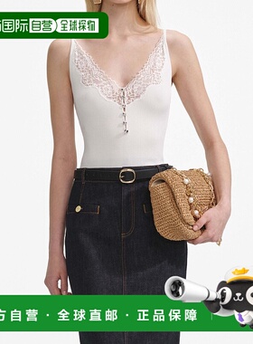 1h可退 潮奢 Self-Portrait 女士 Self-portrait 白色上衣 PF2504