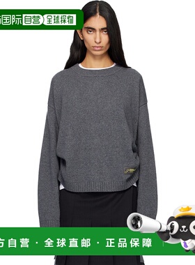 1h可退 潮奢 GANNI 甘尼 女士 灰色 Future Wool Mix Oversized