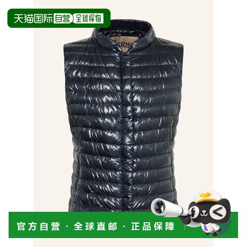 1h可退 HERNO 女士马甲 100168117317000 CO 深蓝色 SMANICATO do