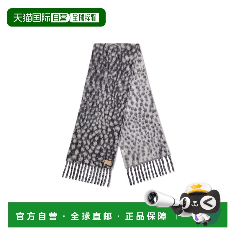 FENDI 女士围巾 FXT144AWEIF0ZE7 SS2026 灰色 流苏围巾