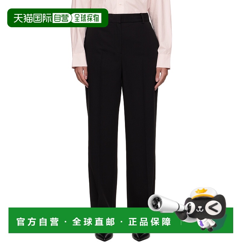 1h可退 潮奢 Dunst 女士  Straight 长裤 UDPA5A202BK外穿显瘦