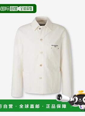 GIVENCHY 男士夹克 BM01F95171100WHITE SS2026 白色
