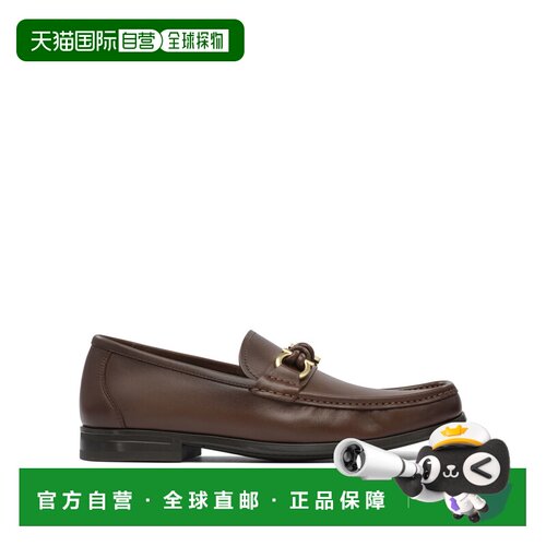 SALVATORE FERRAGAMO 男士商务休闲鞋 0786870BROWN男鞋乐福鞋