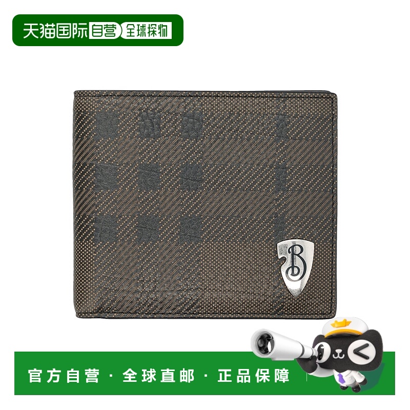 1h可退 潮奢 Burberry 巴宝莉 男士 B 护罩二摺钱包 8102927