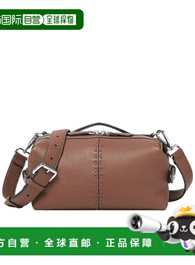 FENDI 男士斜挎包 7VA639ARLZF1SCH SS2025 棕色 Siesta小号单肩