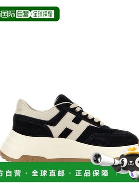 HOGAN 女士运动鞋 HXW6690FR30UL601OX SS2026 黑色老爹鞋