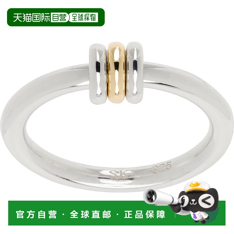 1h可退 潮奢 Spinelli Kilcollin 女士 银色 Sirius SG 戒指 G1SI