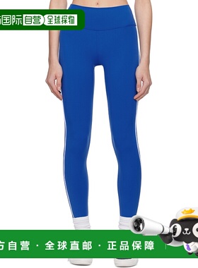 1h可退 潮奢 SPORTY & RICH 女士 海军蓝 Bold Health 紧身裤 PA0