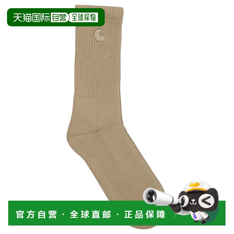 1h可退 CARHARTT WIP 男士袜子 I03513507E5F06 AW2025 浅棕色