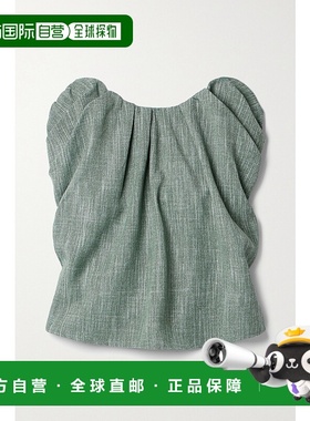 1h可退 潮奢 c.o. 女士 抹胸褶皱羊毛混纺上衣 2456BTMSPS