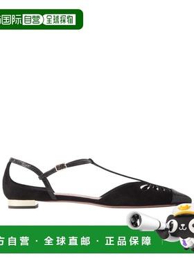 AQUAZZURA 女士芭蕾乐福鞋 CILFLAA0SIK000 SS2025 黑色