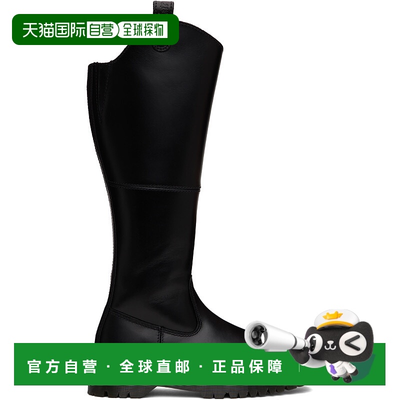 1h可退潮奢 Dr. Martens马丁大夫女士黑色 Amaayah高筒靴 31
