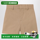 潮奢 浅褐色棉混纺短裤 Burberry 1h可退 巴宝莉 女童 童装 810053