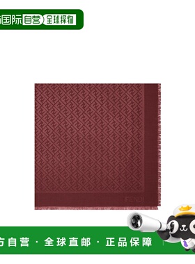 FENDI 女士围巾 FXT069AJW7F0TX1 SS2026 红色方巾