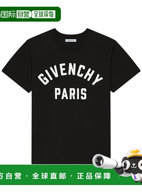 GIVENCHY 男士T恤 BM71NK3YRS004 SS2026 黑色 T-SHIRT短袖