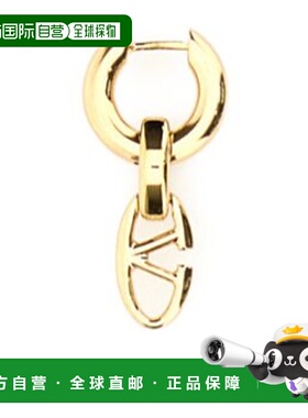 VALENTINO 男士耳饰 YJ0R95METCS4 SS2025 黄色 缀饰耳环