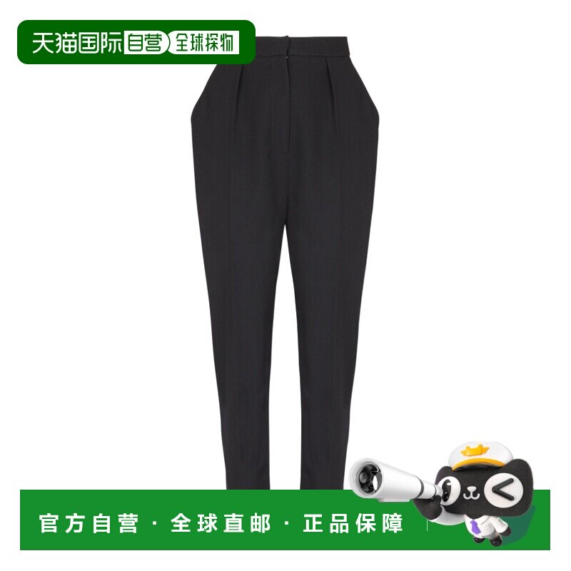 1h可退 奢淘 Balmain 高腰休闲裤 女 FF0PN190WC09西装裤