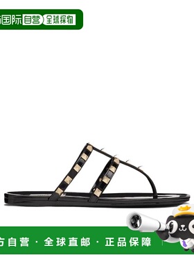 VALENTINO 女士凉鞋 UW2S0T84PVS0NO CO 黑色 Rockstud凉拖