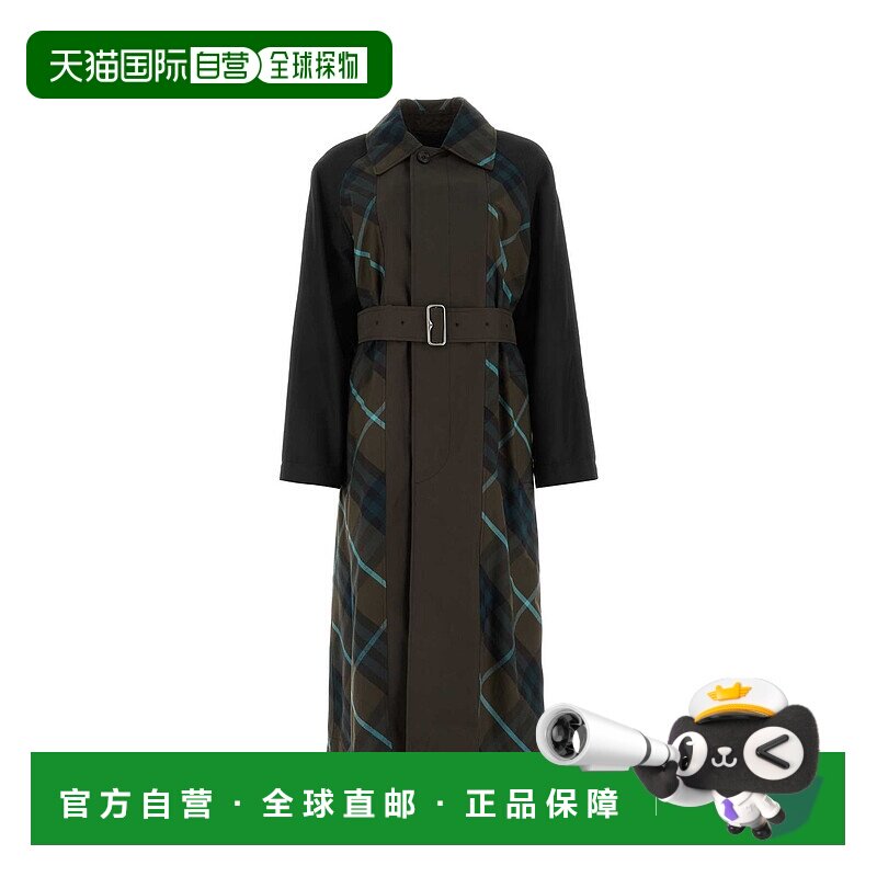 BURBERRY 女士风衣 8077364B7326-0 AW2023 黑色 CAPPOTTO