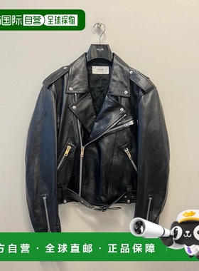 CELINE 男士夹克 2EE31280D38NO CO 黑色 Biker Jacket
