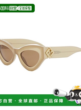 1h可退 潮奢 Fendi 芬迪 女士 FF FE40146I 57E 钻石太阳镜 FE401