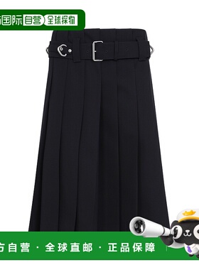 1h可退 潮奢 Prada 普拉达 女士 褶裥半身裙 P184YHSOOO108N长裙