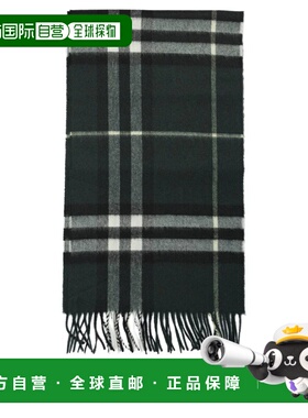 BURBERRY 女士围巾 8112629 AW2025 黑色 Burberry Giant Check S