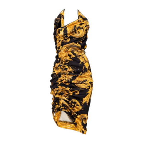 香港直邮VERSACE JEANS 女士连衣裙 80HAO913NS820G89 SS2026吊带