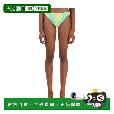 GANNI 女士泳装 A3359801 AW2021 棕色 印花比基【付后1h可退】