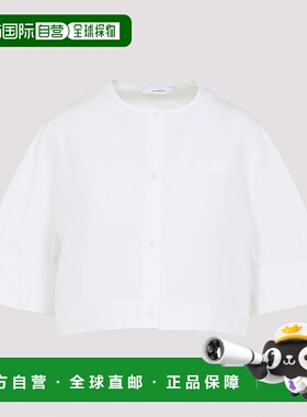 GIVENCHY 女士衬衫 BW61EZ1634100 AW2025 白色 Cropped shirt