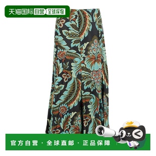 潮奢 褶襉印花裙 Etro 女士 WRFA016199SASQ8a字裙 艾特罗 1h可退