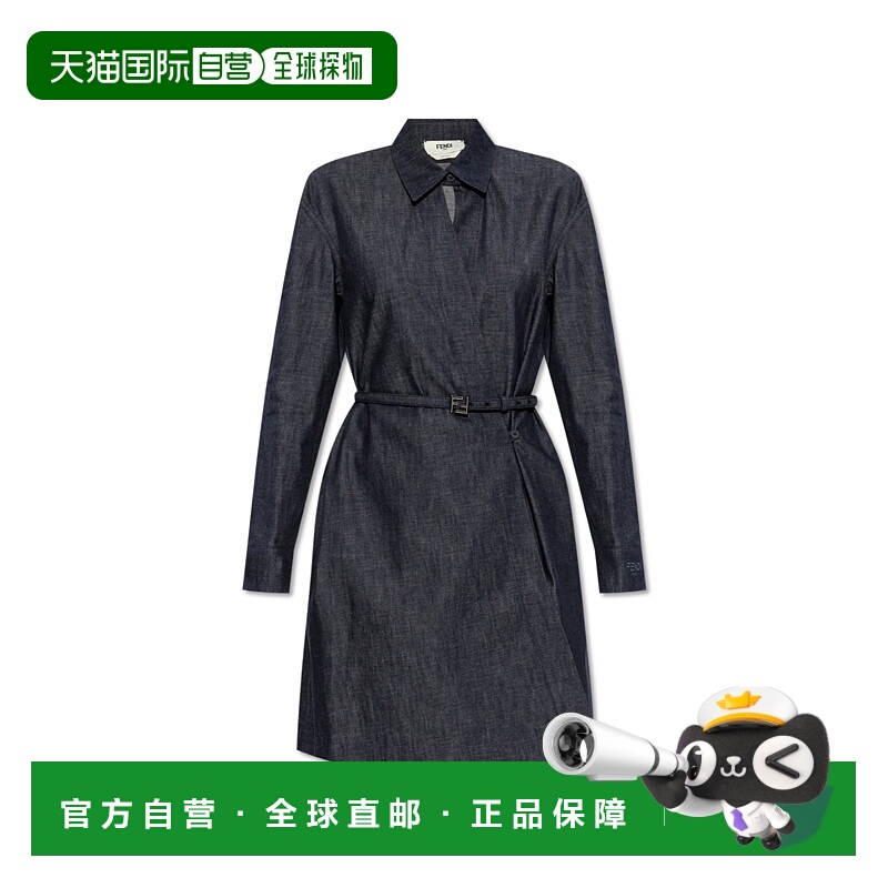 1h可退 FENDI 女士大衣 FLD565AVF2F0EX7 AW2025 灰色 Fendi Dres