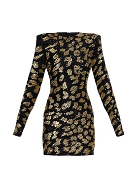 BALMAIN 女士连衣裙 FF1R8860PC97EAD AW2025 花色