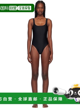 1h可退 潮奢 MATTEAU 女士 黑色 Nineties Maillot 连体泳衣 NINE